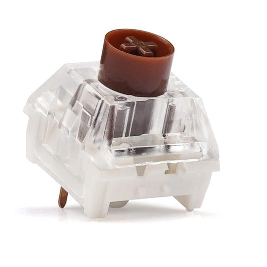 Kailh Box Silent Brown Pre-Lubed mechanical keyboard switch (Tactile)