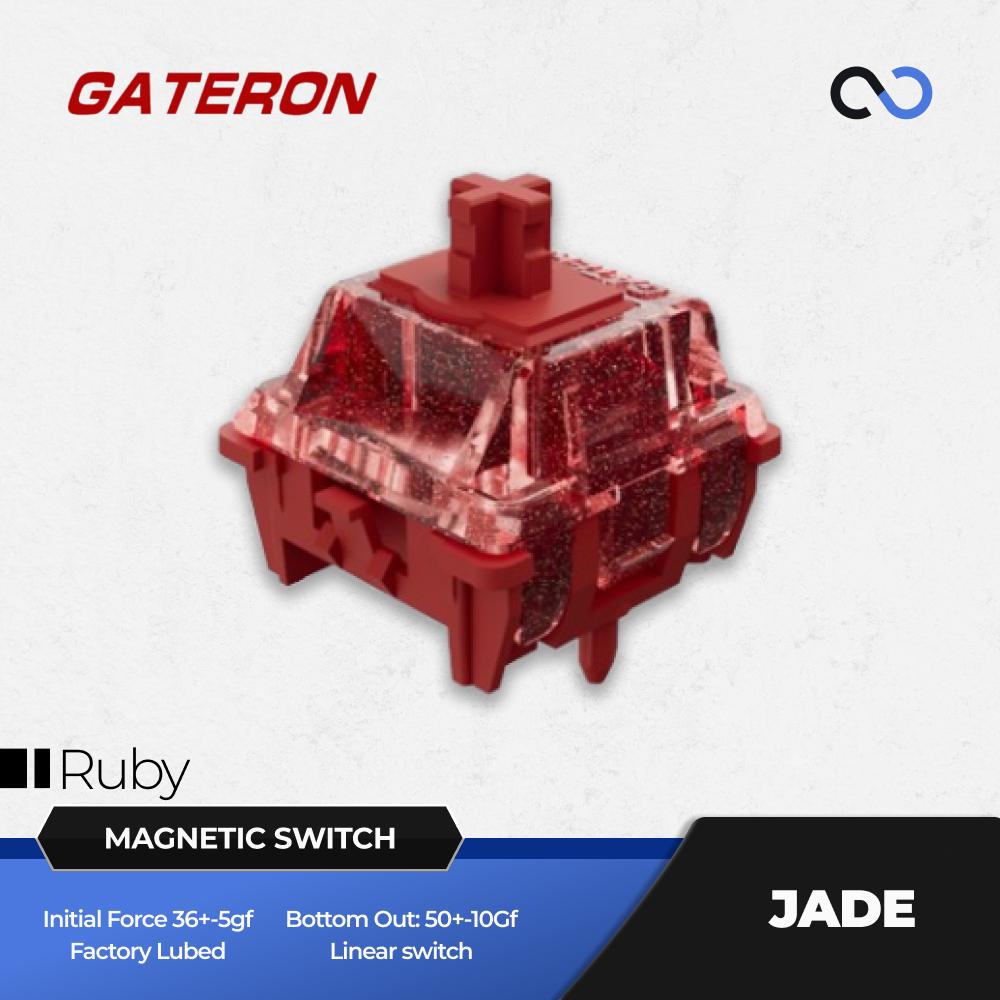 Gateron Jade Ruby Gaming Magnetic Hall Effect Keyboard switch (Linear)