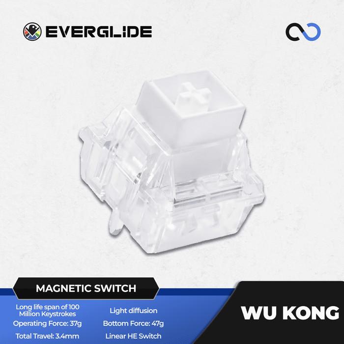 Everglide Wukong / Wu Kong Magnetic HE Hall Effect Keyboard switch (Linear)