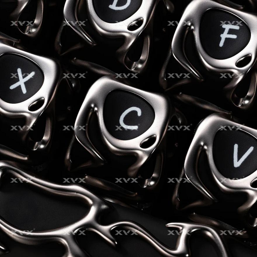 XVX Venom Keycaps OEM Profile Electroplating ABS PC Keycap 120-Keys