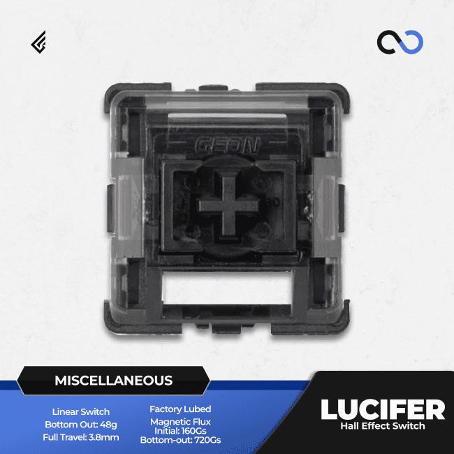 Geonworks Lucifer HE Magnetic Hall Effect Keyboard switch (Linear)