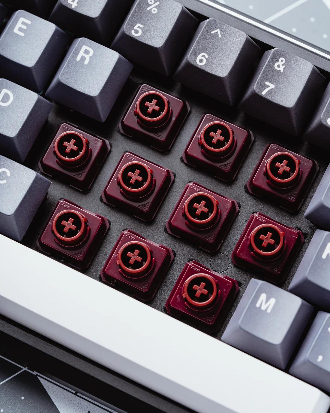 AEBoards Raeds HE Magnetic Hall Effect Keyboard switch Rubber Dome Electro Capacitive like Topre (Tactile)