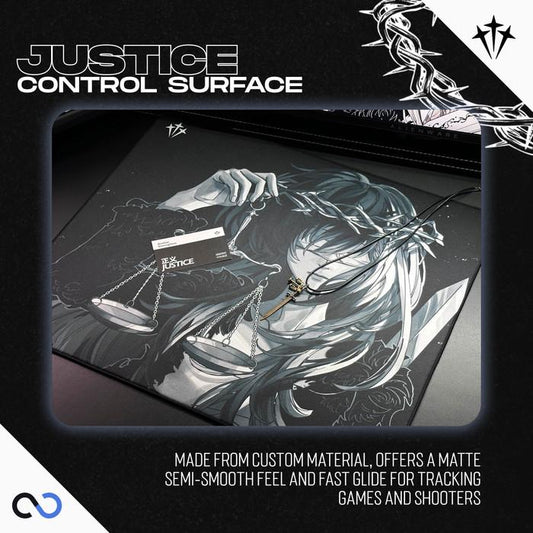 Aimstar Justice Poron base Gaming Mousepad (Control)