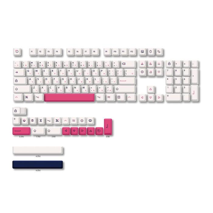 Keycaps PBT Kon-Momo / Konmomo Japanese Root XDA Profile Keycap