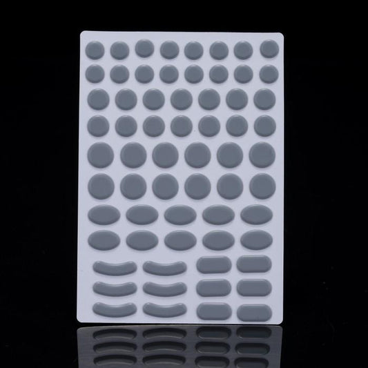 TBTL BTL V2 Rock Gray Dots Universal Mouse Feet / Mouse Skate PTFE for Cloth Mouse pad (Speed)