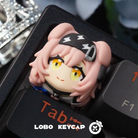 Lobo Goldenglow Arknights Anime Theme Artisan Keycaps Resin Keycap
