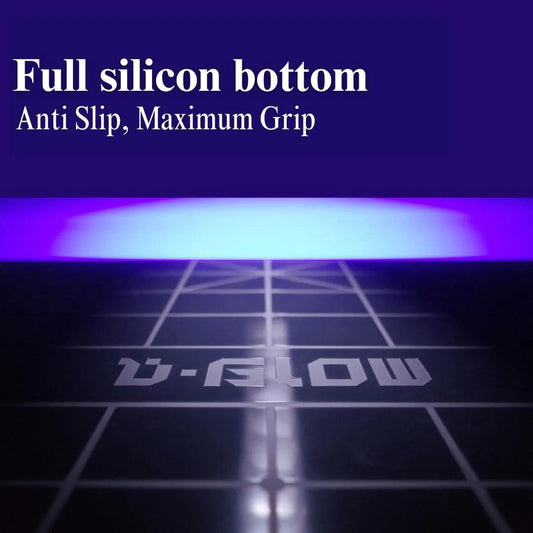 D-GLOW ICE SPEED Silicone Based Tempered Glass Gaming Mousepad Kaca (Speed-Hybrid)