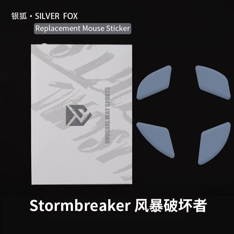 Unusual Way Sports Silver Fox PWNAGE Stormbreaker Series Mouse Feet / Mouse Skate PTFE (Speed)