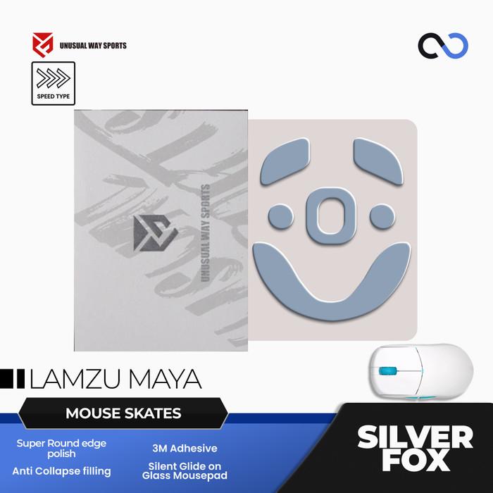 Unusual Way Sports Silver Fox Lamzu Maya Mouse Feet / Mouse Skate PTFE (Speed)