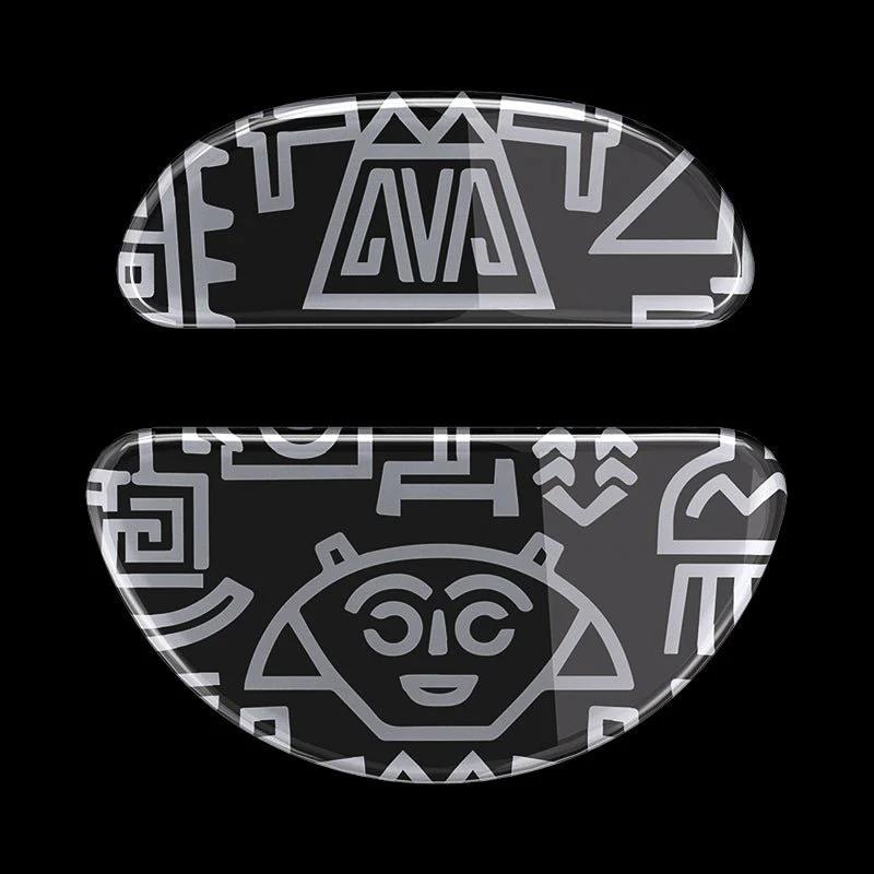 LAMZU INCA Glass Skate / Glass Mouse Feet Kaca for Cloth Mouse pad (Speed)