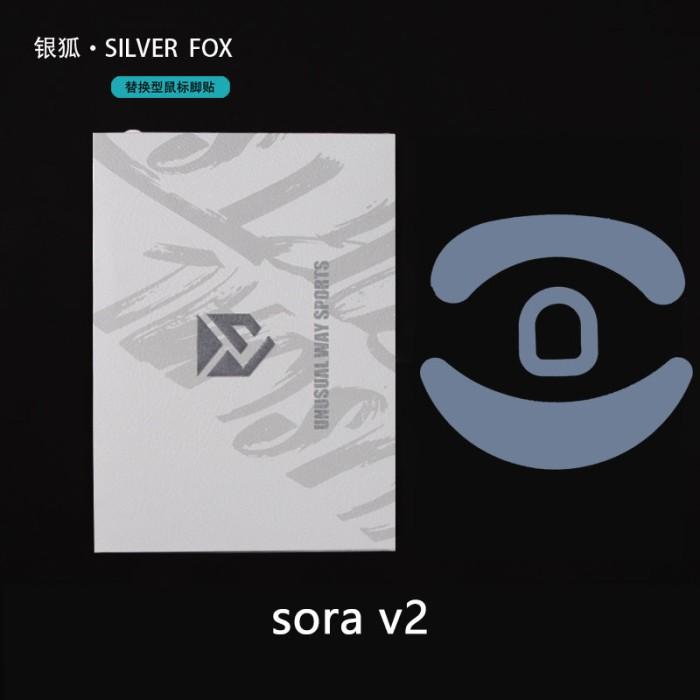 Unusual Way Sports Silver Fox Ninjutso Sora V2 Mouse Feet / Mouse Skate PTFE (Speed)