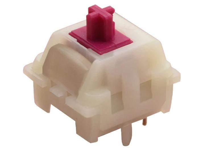 KTT Red Wine PRO Pre-Lubed Mechanical Keyboard PCB Mount Switch (Linear) by QVQ Studio