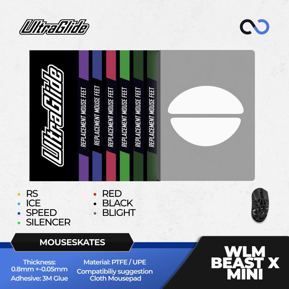 Meow Gaming Gear UltraGlide WLMOUSE Beast X Mini Series Mouse Feet / Mouse Skate
