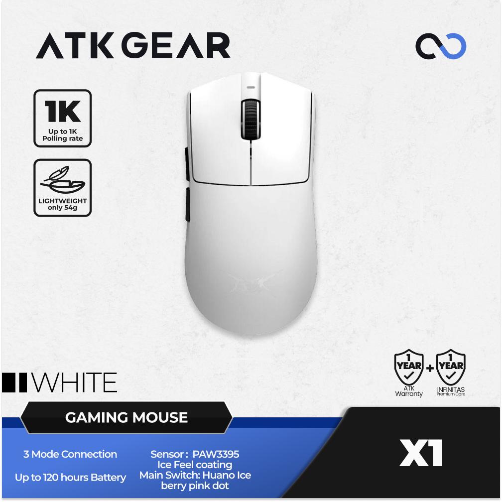ATK X1 Blazing Sky 8K Wireless Light Weight PAW3395 Gaming Mouse Viper V3 Pro Shape