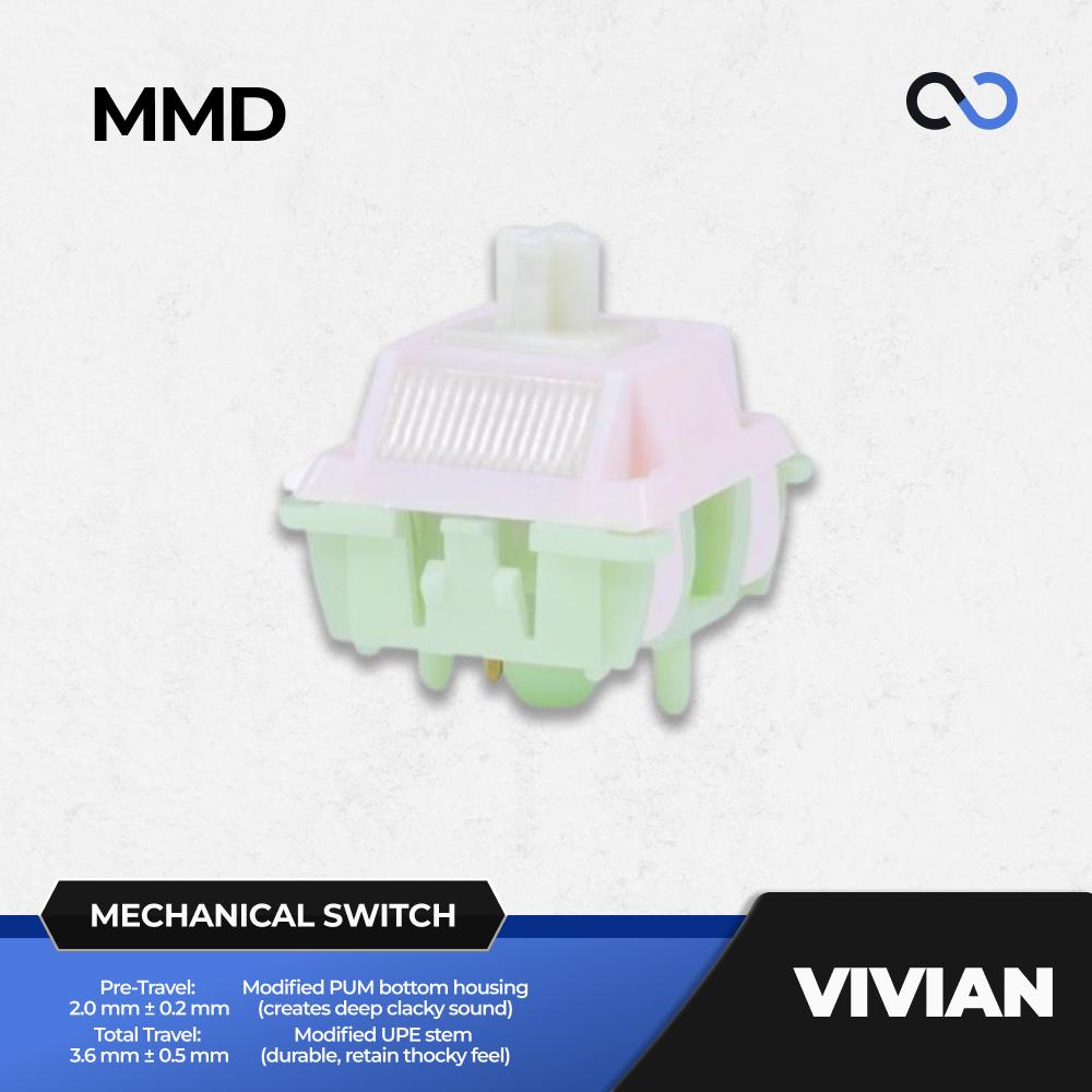 MMD Vivian Mechanical Keyboard PCB Mount Switch (Linear)