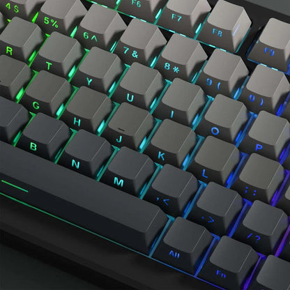 XVX Violet Shade Gradient Keycaps OEM Side Profile Double Shot Shine Through PBT Keycap 136-Keys