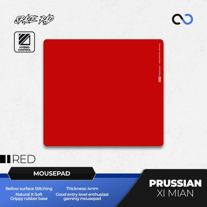 Spacepad Prussian Xi Mian Rubber Base Gaming Mousepad (Hybrid-Control)