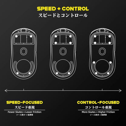 TALONGAMES C1 Universal Dots UHWM-PE Gaming Mouse Feet / Mouse Skate (Control)