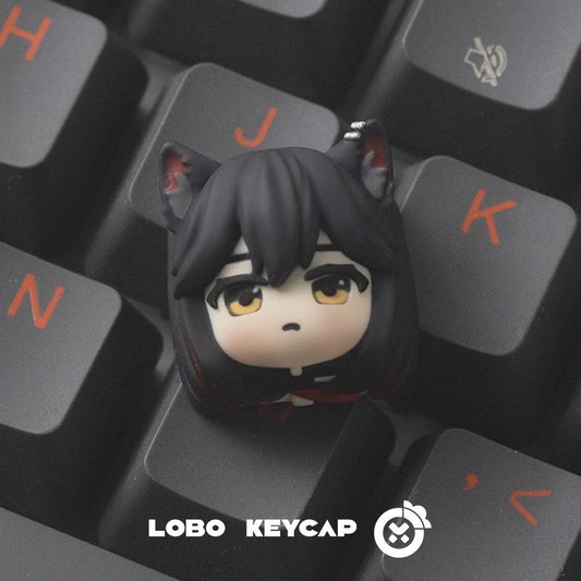 Lobo Texas Arknights Theme Artisan Keycaps Resin Keycap