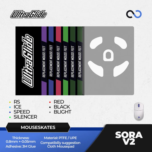 Meow Gaming Gear UltraGlide Ninjutso Sora V2 Mouse Feet / Mouse Skate