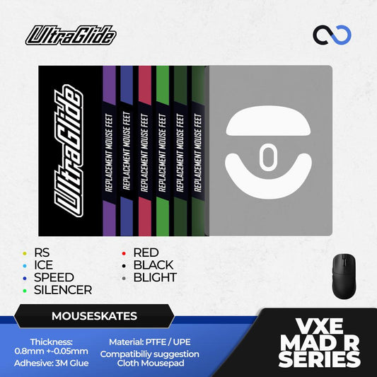 Meow Gaming Gear UltraGlide VXE MAD R Mouse Feet / Mouse Skate