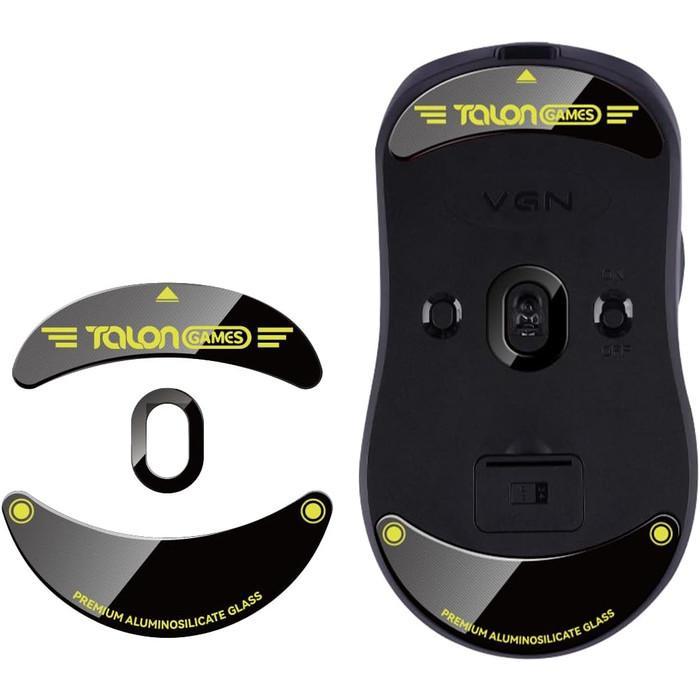 TALONGAMES Glass VGN F1 Dragonfly Glass Mouse Feet / Glass Skate for Cloth Mouse pad (Speed-Control)