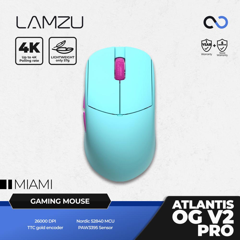 Lamzu Atlantis OG V2 Pro Wireless Ultra Light Ambidex Gaming Mouse Ori