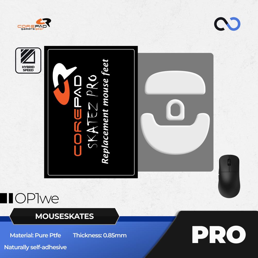 Corepad PRO Endgame Gear OP18k / OP1WE / OP14K / OP1 Series PTFE Gaming Mouse Feet (Speed-Hybrid)