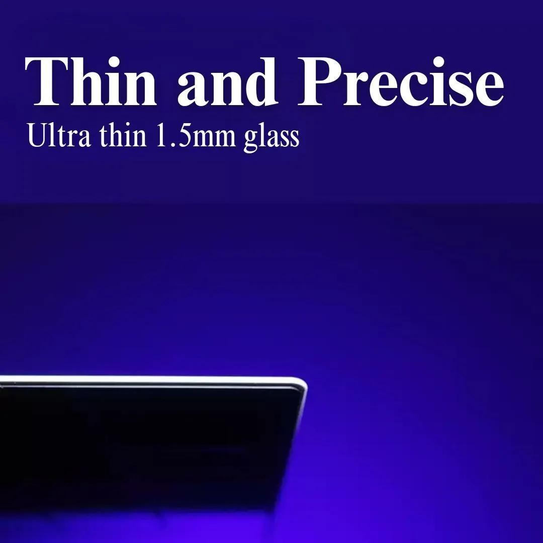 D-GLOW ICE SPEED Silicone Based Tempered Glass Gaming Mousepad Kaca (Speed-Hybrid)