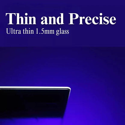 D-GLOW ICE SPEED Silicone Based Tempered Glass Gaming Mousepad Kaca (Speed-Hybrid)