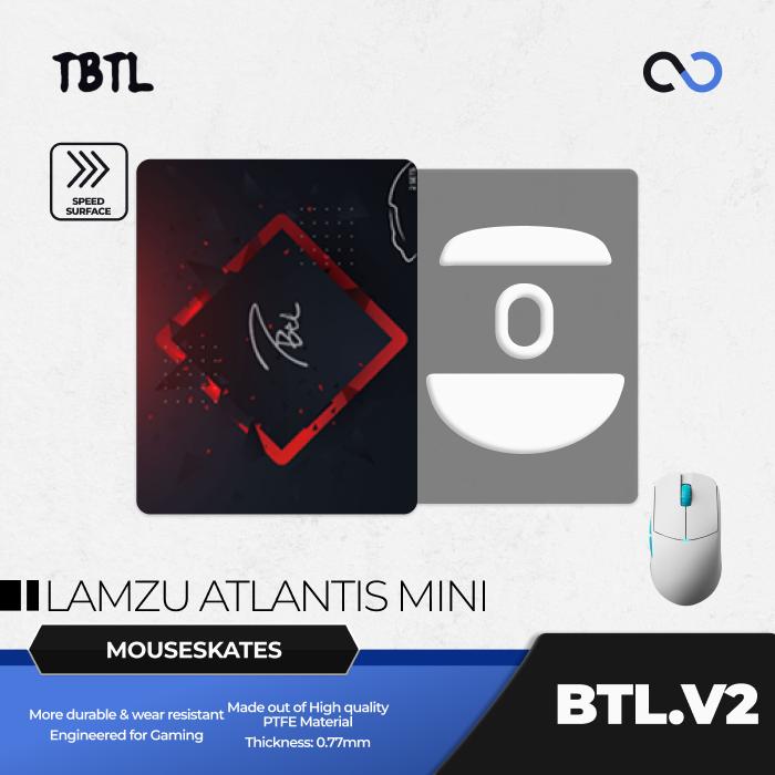 T.BTL BTL V2 Lamzu Atlantis Mini Mouse Feet / Mouse Skate PTFE for Cloth Mouse pad (Speed)