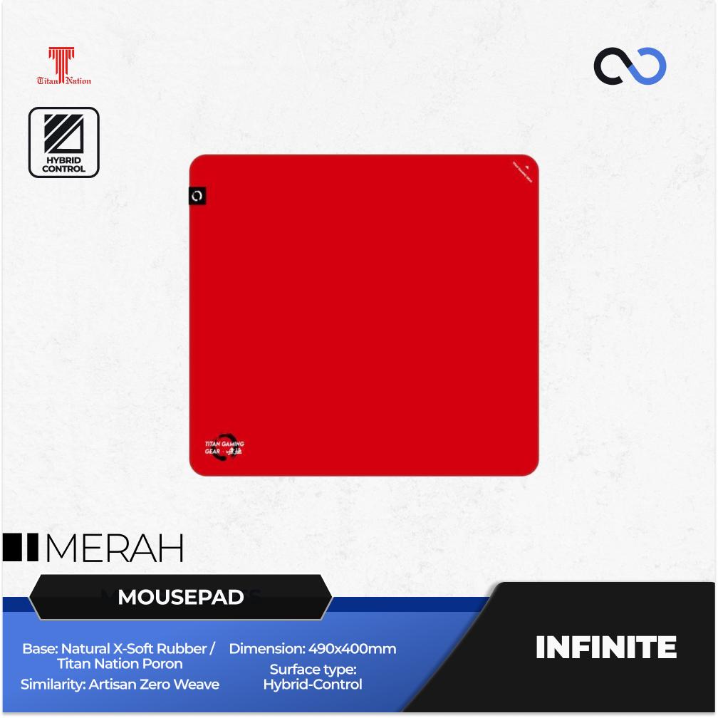 Titan Nation Infinite Poron Base Gaming Mousepad Artisan Zero Clone (Hybrid-Control)