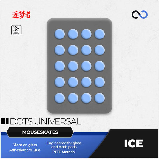 Dream Gamer ICE Dots Universal Mouse Feet / Mouse Skate PTFE (Speed)