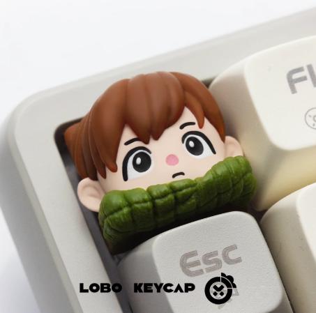 Lobo Chilchuck Dungeon Meshi Anime Theme Artisan Keycaps Resin Keycap