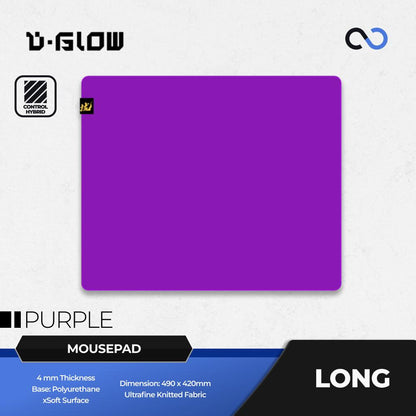 D-Glow Long Poron Base Gaming Mousepad (Control)