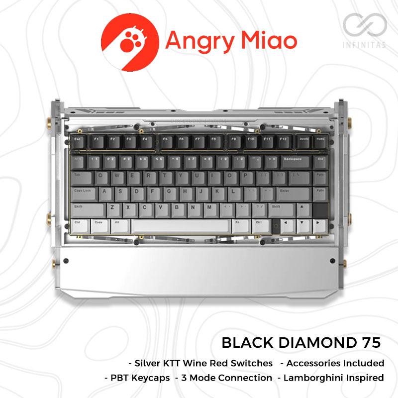 Angry Miao / Dry Studio Black Diamond 75 Wireless Mechanical Keyboard