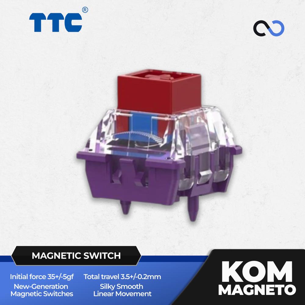 TTC KOM King of Magnetic Magneto Hall Effect Keyboard switch (Linear)