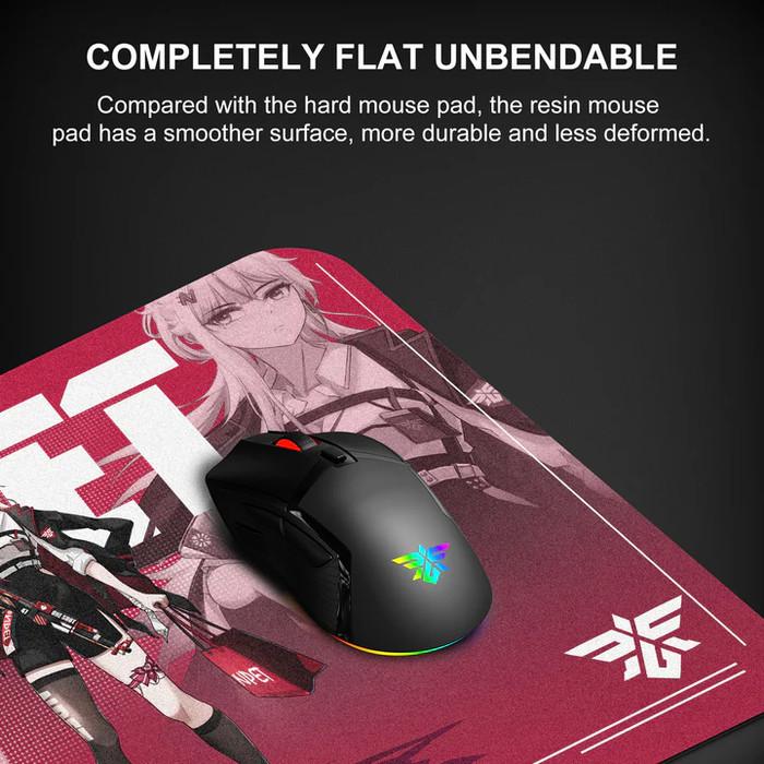 NPET SPEEDM Resin Sillicone Hard Gaming Mousepad (Speed)