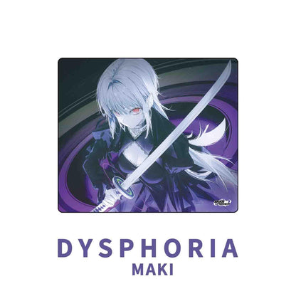 Dysphoria Maki Silicone Base NON-COATED Glass Gaming Mousepad Kaca (Hybrid-Speed)