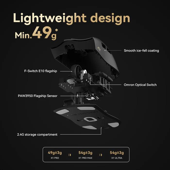 ATK X1 Ultimate Blazing Sky 8K Wireless Light Weight 3950 Ultra Gaming Mouse Viper V3 Shape
