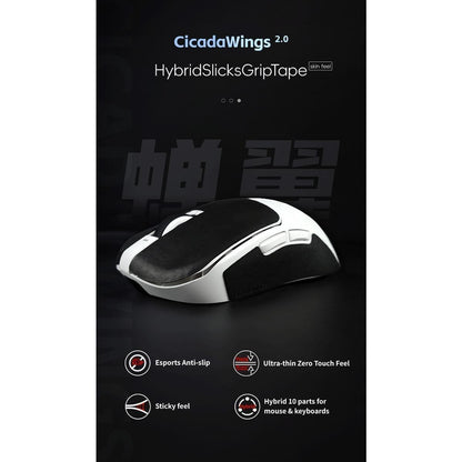 XRaypad Cicada Wings V2 Pulsar X2 / X-2 Mini Series grip tape