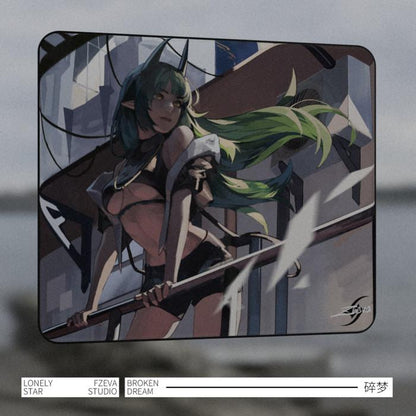 Aimstar Broken Dream Poron Base Gaming Mousepad GSR Surface (Hybrid-Control)