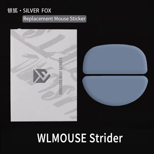 Unusual Way Sports Silver Fox WLMouse Strider Mouse Feet / Mouse Skate PTFE (Speed)