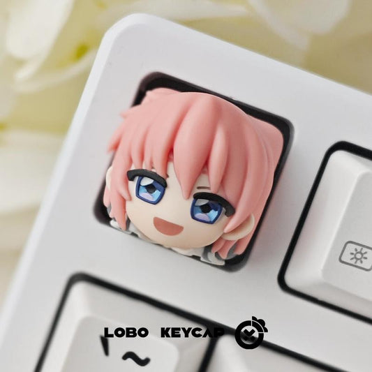 Lobo Nakano Ichika The Quintessential Quintuplets Anime Theme Artisan Keycaps Resin Keycap