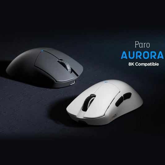 Lamzu Paro Aurora 8k Wireless Ultra Light Ergonomic PAW3950 Gaming Mouse
