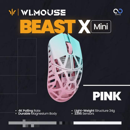 WLMouse Beast X Mini Super Light Magnesium Wireless Gaming Mouse