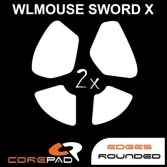 Corepad PRO WLMouse Sword X PTFE Gaming Mouse Feet (Speed-Hybrid)