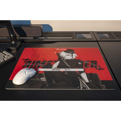 Dream Gamer Thunder V3 Rubber Base Tempered Glass Gaming Mousepad Kaca (Speed)