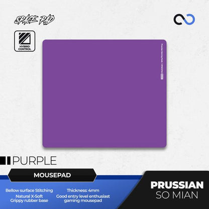 Spacepad Prussian So Mian Rubber Base Gaming Mousepad (Hybrid-Speed)