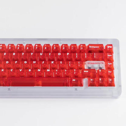 LeleLab Supsup Classic Red Keycaps Cherry Profile UV Printed ABS Keycap 139-Keys
